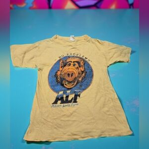 Vintage ALF Graphic Tee in Yellow
